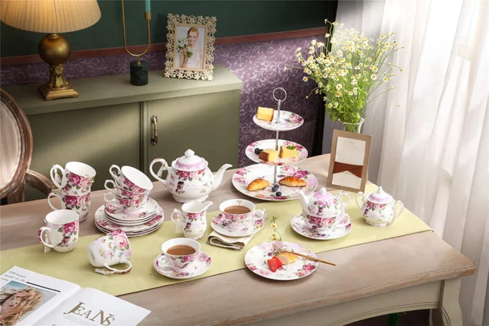 chic tea set