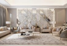 What creates a premium look in residential interior design